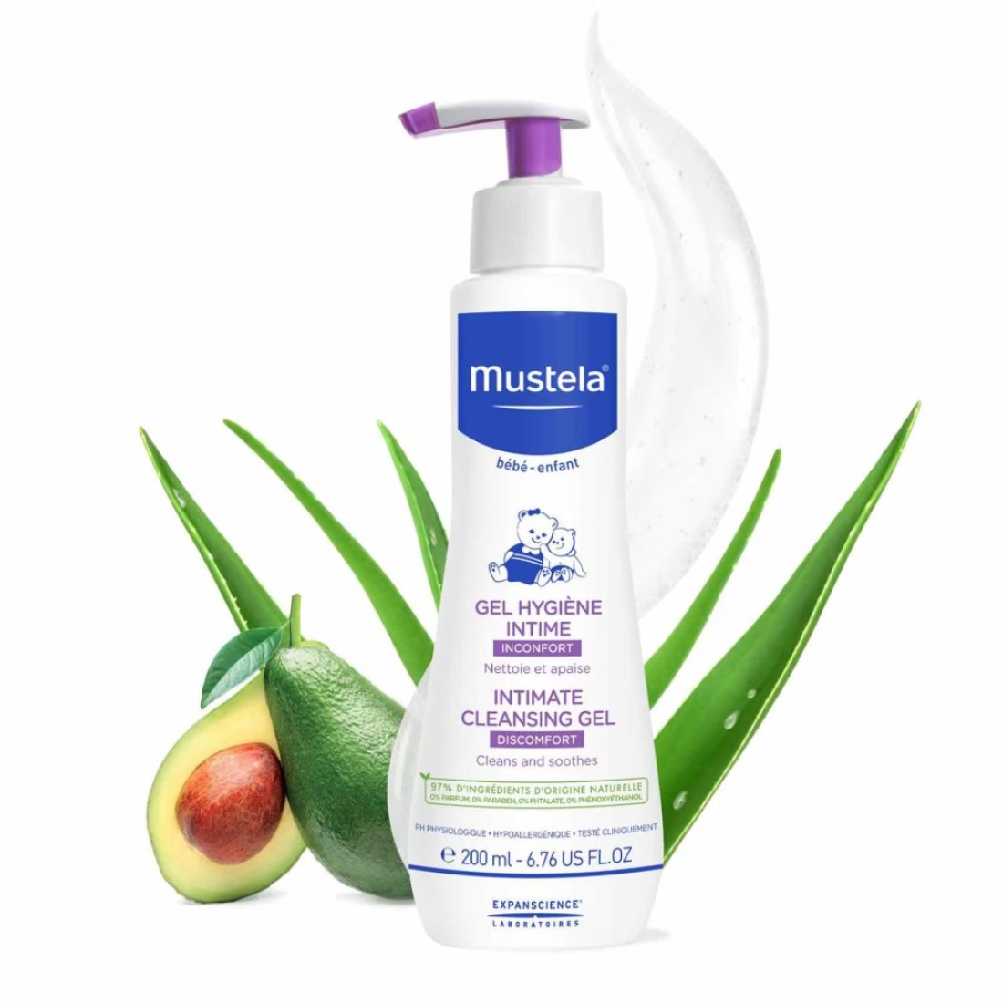 Mustela Baby Intimate Cleansing Gel White 200ml