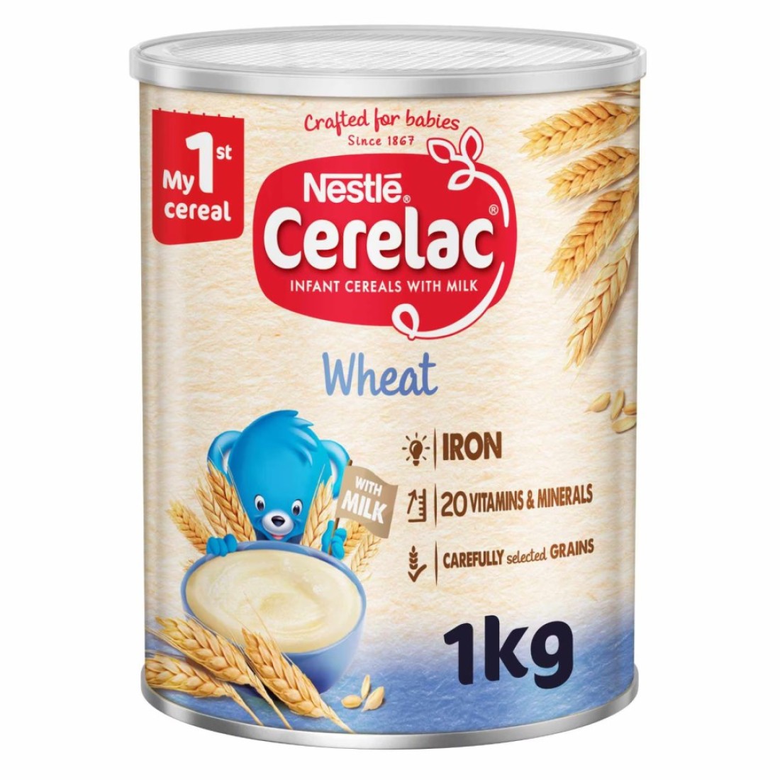 نستله سيريلاك حبوب أطفال، قمح 1 كغ