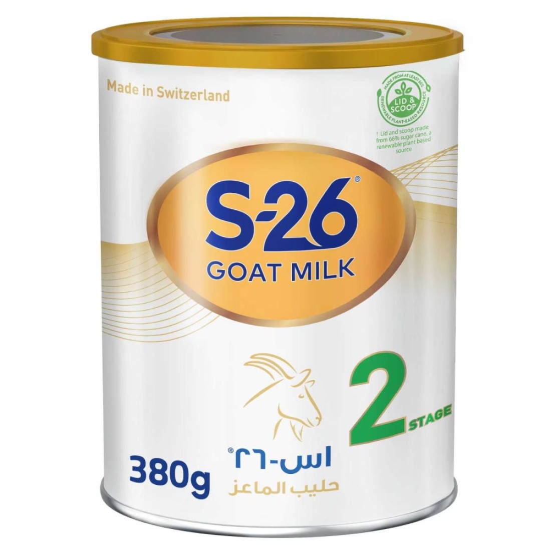 إس-26 حليب بودرة الماعز للأطفال المرحلة 2 380 غرام
