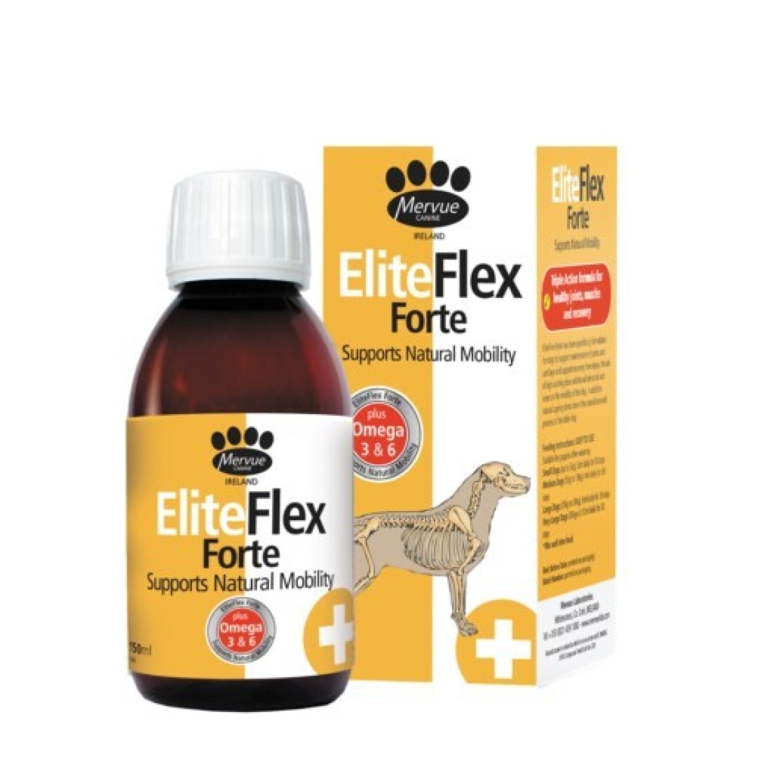 Mervue Elite Flex Forte &ndash; Advanced Joint &amp; Mobility Support for Dogs 150ml
