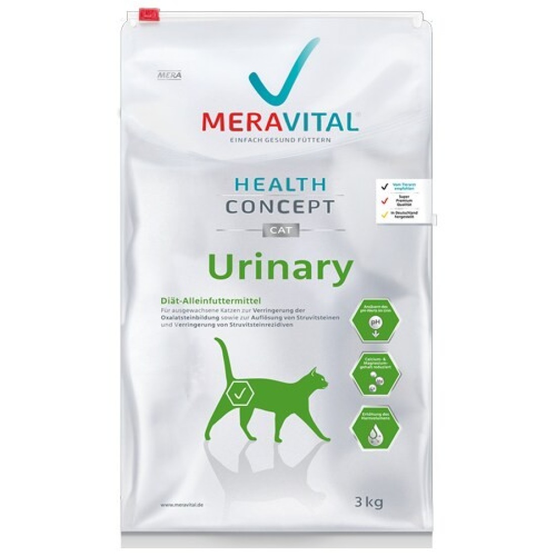 Mera MERAVITAL Urinary Support Specialized Dry Food for Cat Urinary Health 3kg
