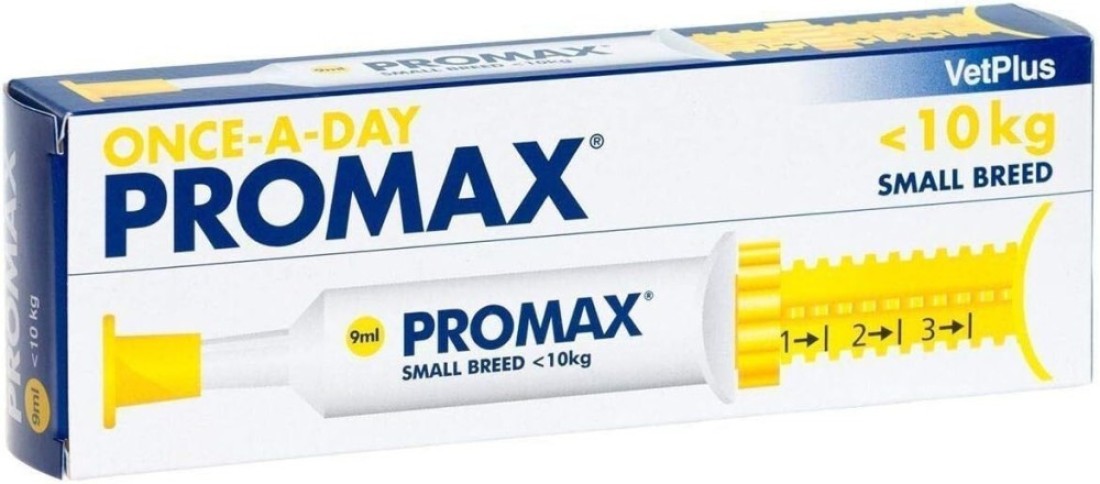 VetPlus Promax Small Breed Digestive Support &ndash; 9ml Syringe for Cats &amp; Small Dogs (&lt;10kg)

