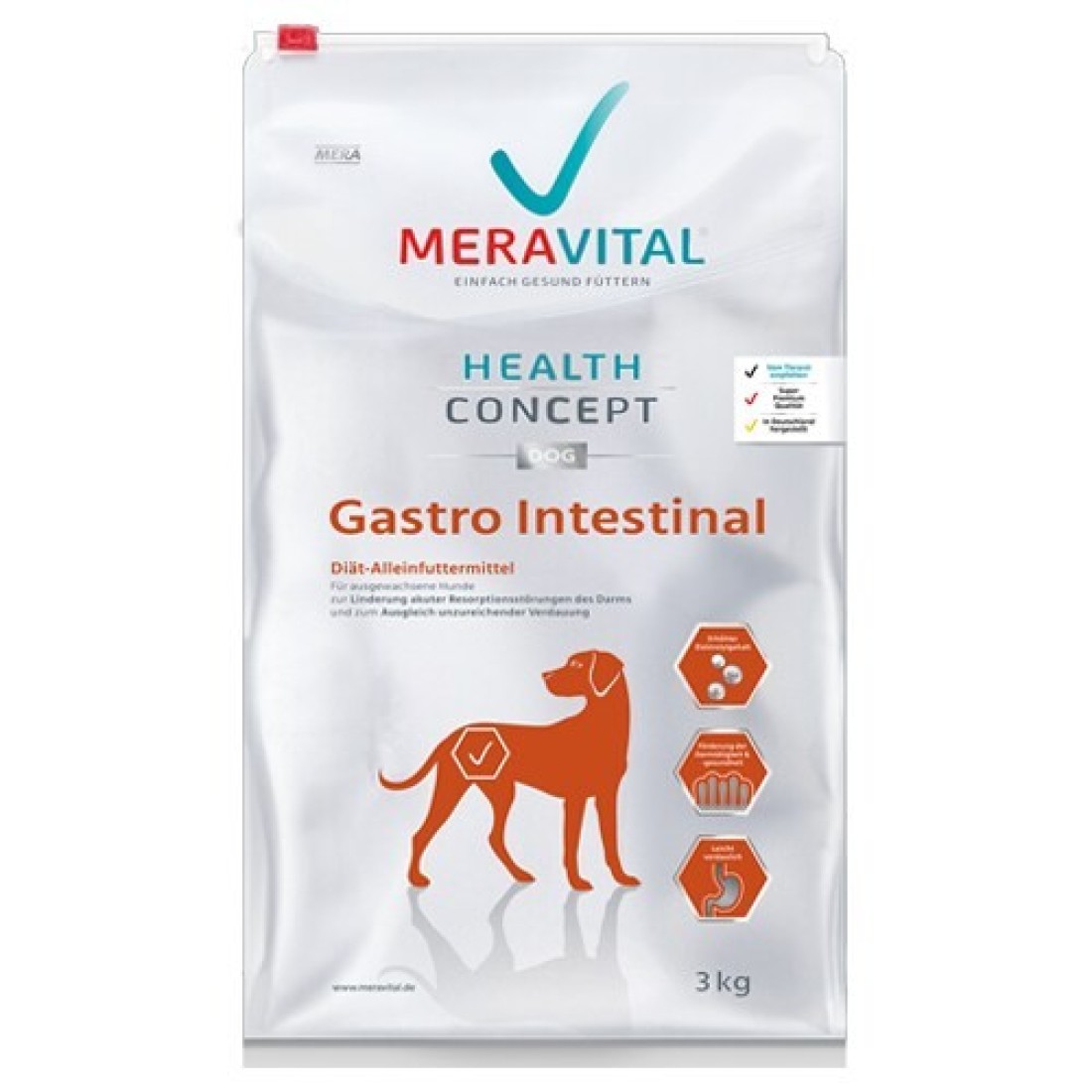 Mera MERAVITAL Gastro Intestinal Specialized Dry Food for Digestive Health in Dogs 3kg
