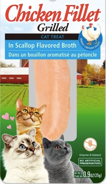 INABA CHICKEN IN SCALLOP BROTH 25 g - Pack of 3