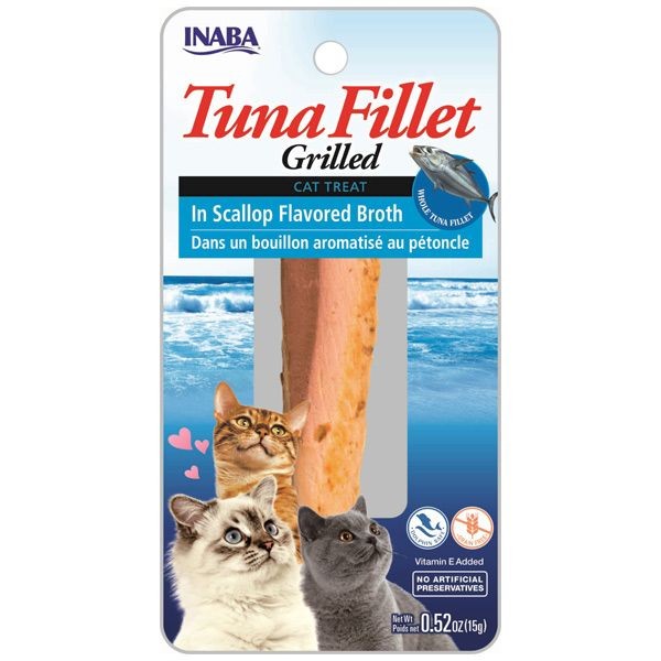 INABA TUNA IN SCALLOP BROTH 15g - Pack of 3