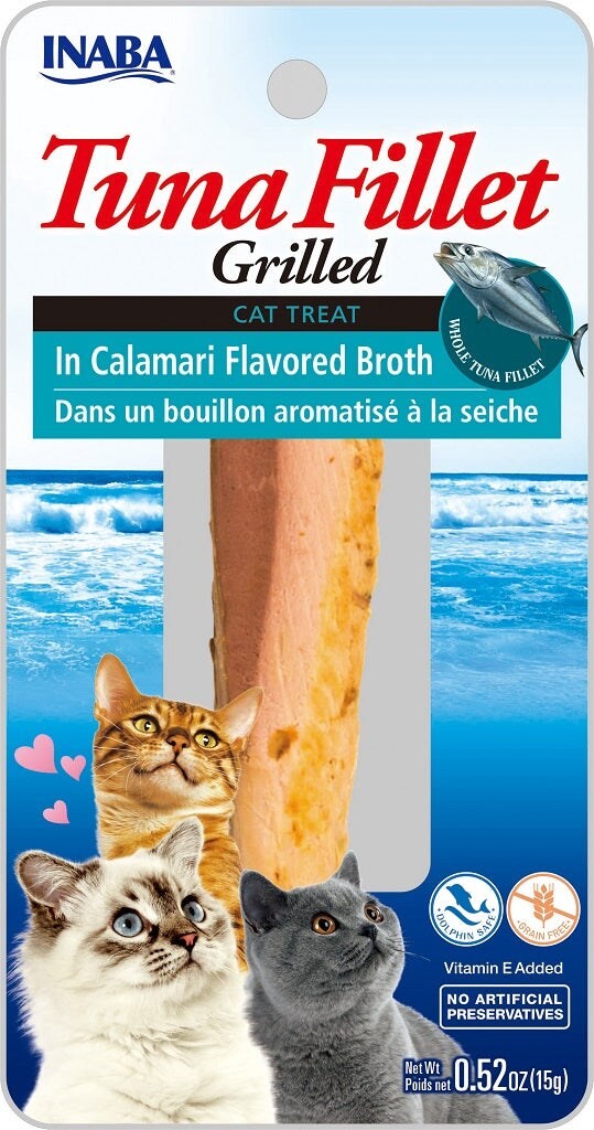 INABA TUNA IN CALAMARI BROTH 15g - Pack of 3