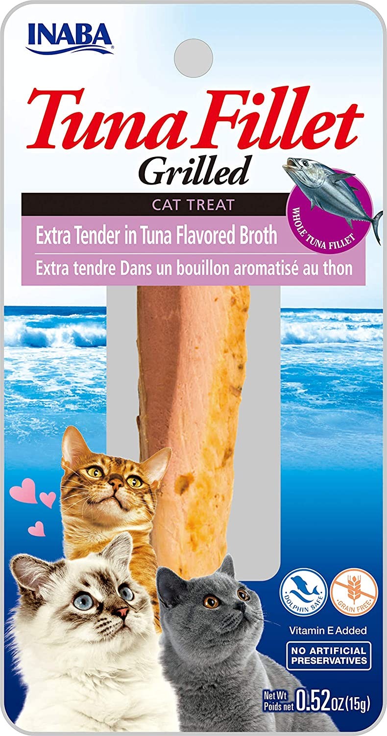 INABA TUNA EXTRA TENDER IN TUNA BROTH 15g - Pack of 3