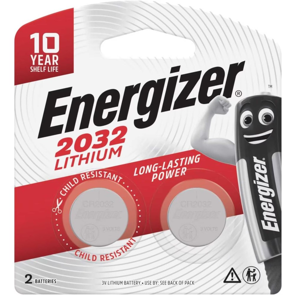 Energizer Lithium Batteries 3V (2032) Pack of 2