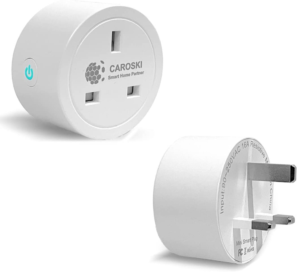 المقابس الذكية التي تعمل مع Alexa Google Home والأشياء الذكية Smart Socket مع التحكم عن بُعد ودالة مؤقت 2.4 GHz Wi-Fi فقط