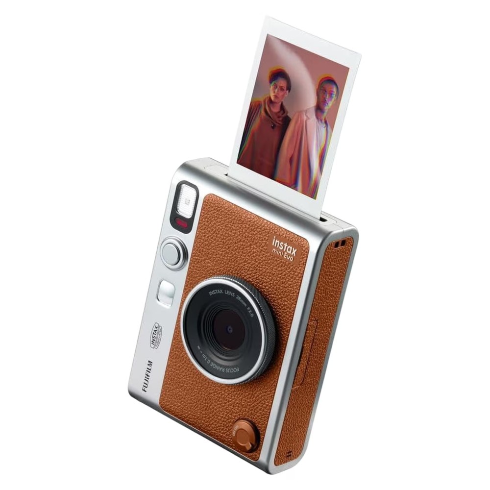 Fujfilm Instax Mini Evo Camera Brown