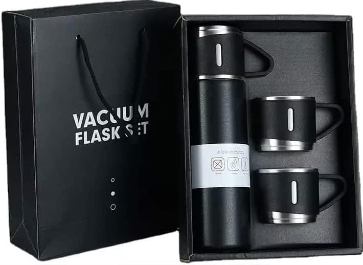 Fitto 500ML Vacuum Flask Stainless Steel Water Bottle with Gift Box Insulated Coffee Tumbler for Hot & Cold Drinks Travel Mug for Office, Home, and Outdoors Leakproof & Durable