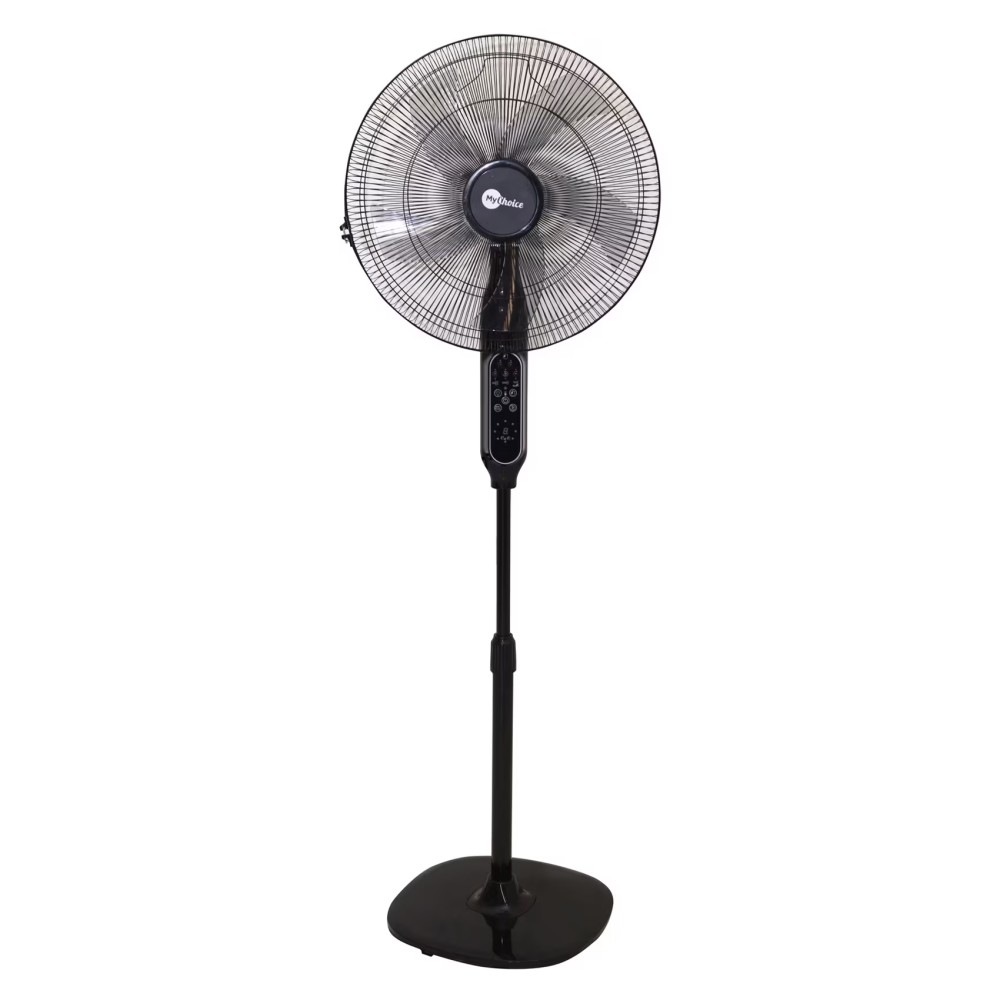 MyChoice Stand Fan with Remote MF-967SR Black 18inch 80W