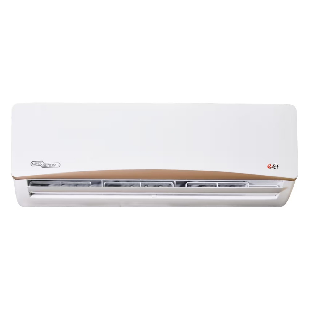 سوبر جنرال إي سبليت جيت سيريز مكيف هواء SGS245GE سعة 2 طن - أبيض وذهبي-