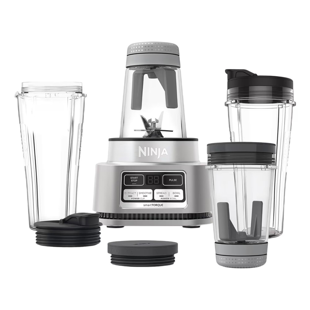 Ninja Foodi Power Nutri Duo Blender CB102ME Silver 1100W