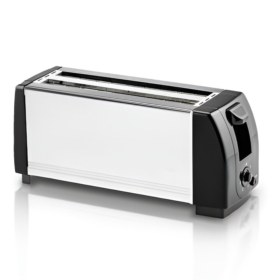 Generic 4 Slice Bread Toaster with Extra Wide Slots Stainless Steel Toaster with Dual Independent Controls, Adjustable Browning Settings & High-Lift Lever Perfect for Toast, Bagels, and Waffles
