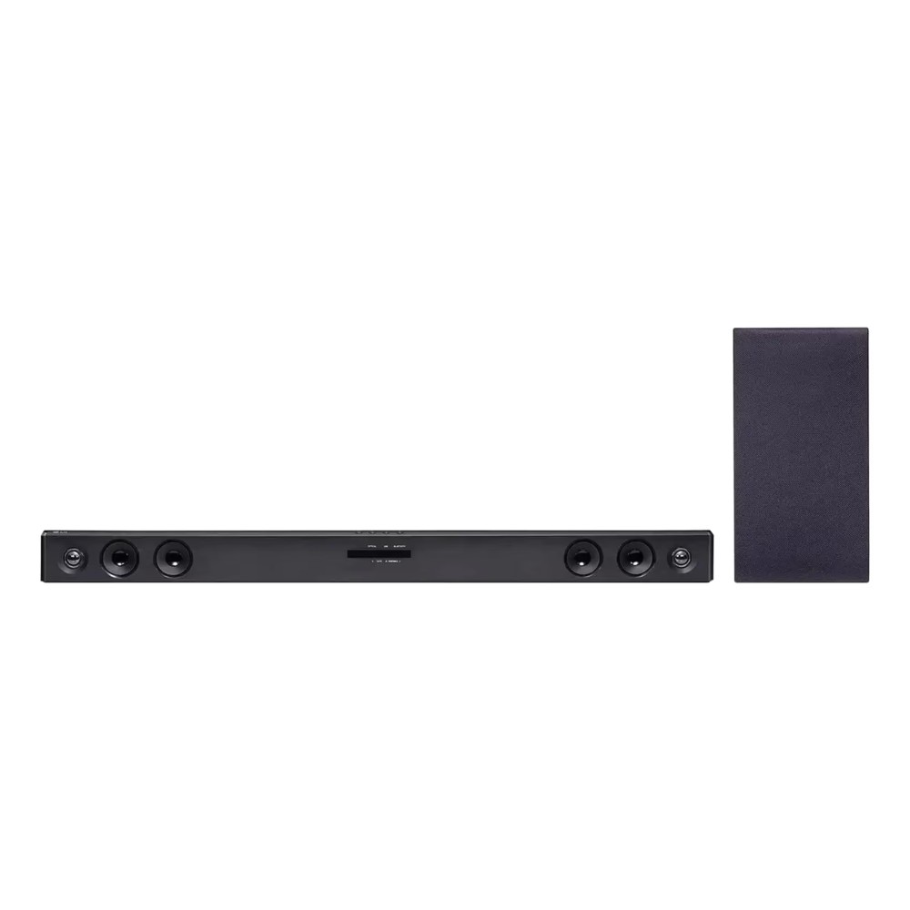 LG SQC2 2.1 Channel Soundbar With Wireless Subwoofer Black