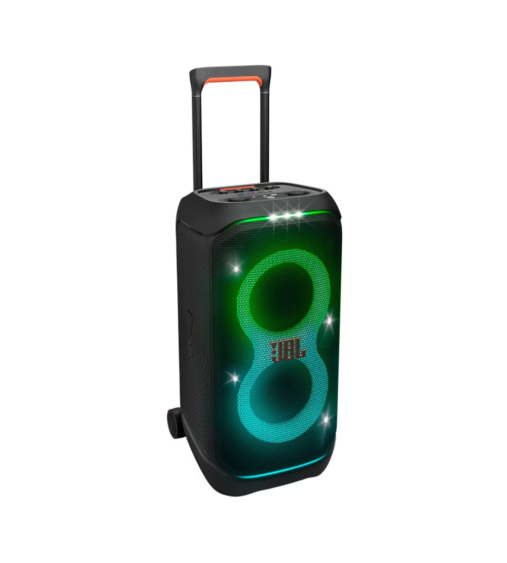 JBL Partybox Stage 320 Portable Party Speaker with Wheels - Black