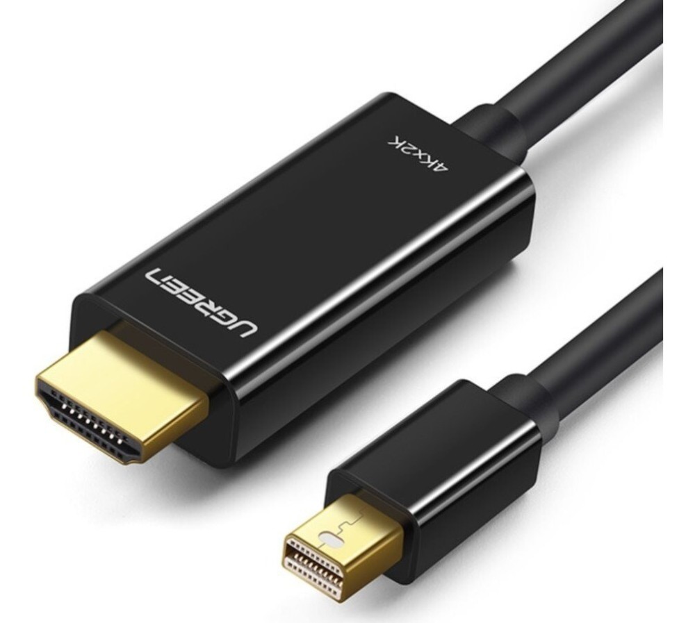 UGREEN Mini DP Male to HDMI Cable 4K 1.5m (Black)