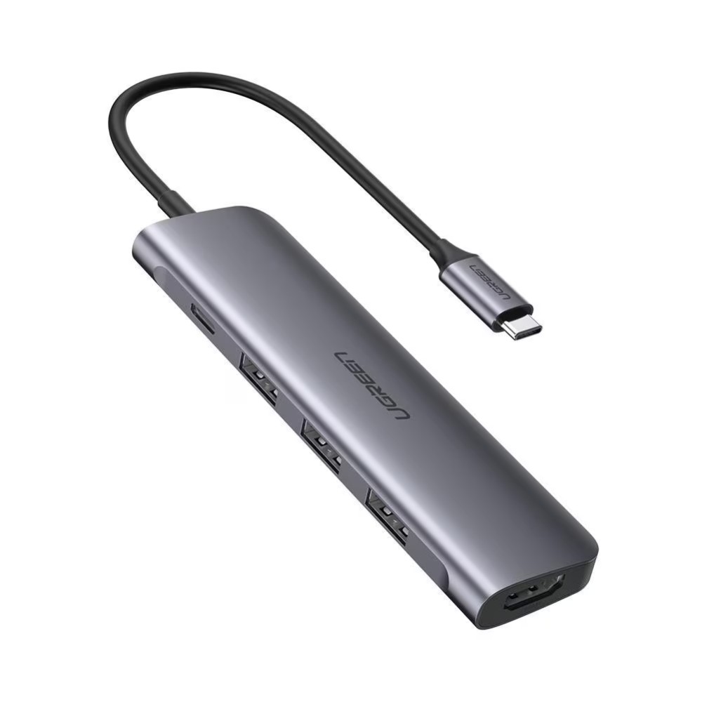 UGREEN 5 in 1 Type C to HDMI +USB 3.0*3 +PD power Converter