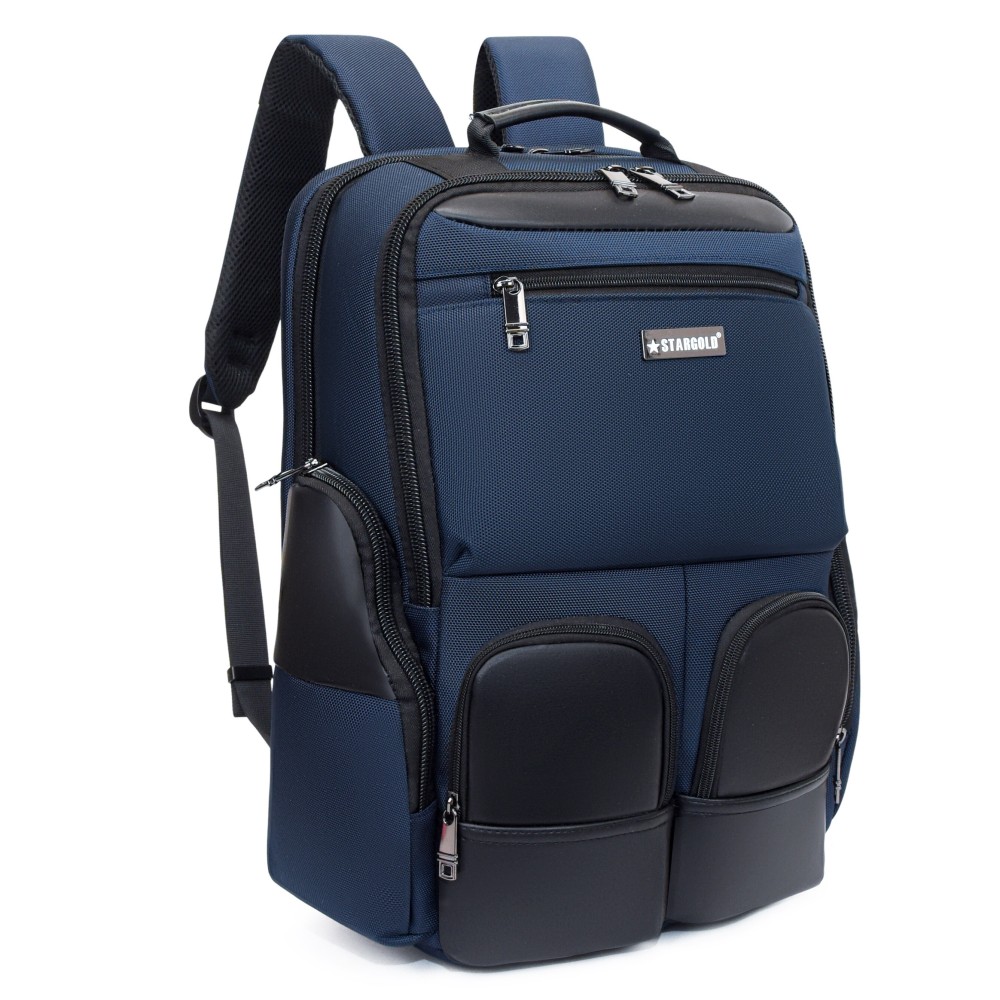 STARGOLD 17&quot; Backpack With Front Pocket, Anti-Theft Compartment, USB Port, Trolley Webbing, Dual Side Pockets And Laptop Compartment