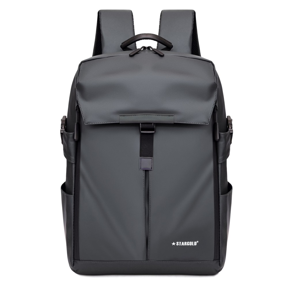 STARGOLD 17&quot; Backpack With Front Pocket, Side Pockets, Custom Logo, Laptop Compartment, Foam Lining And Reflective Material SG-BP249