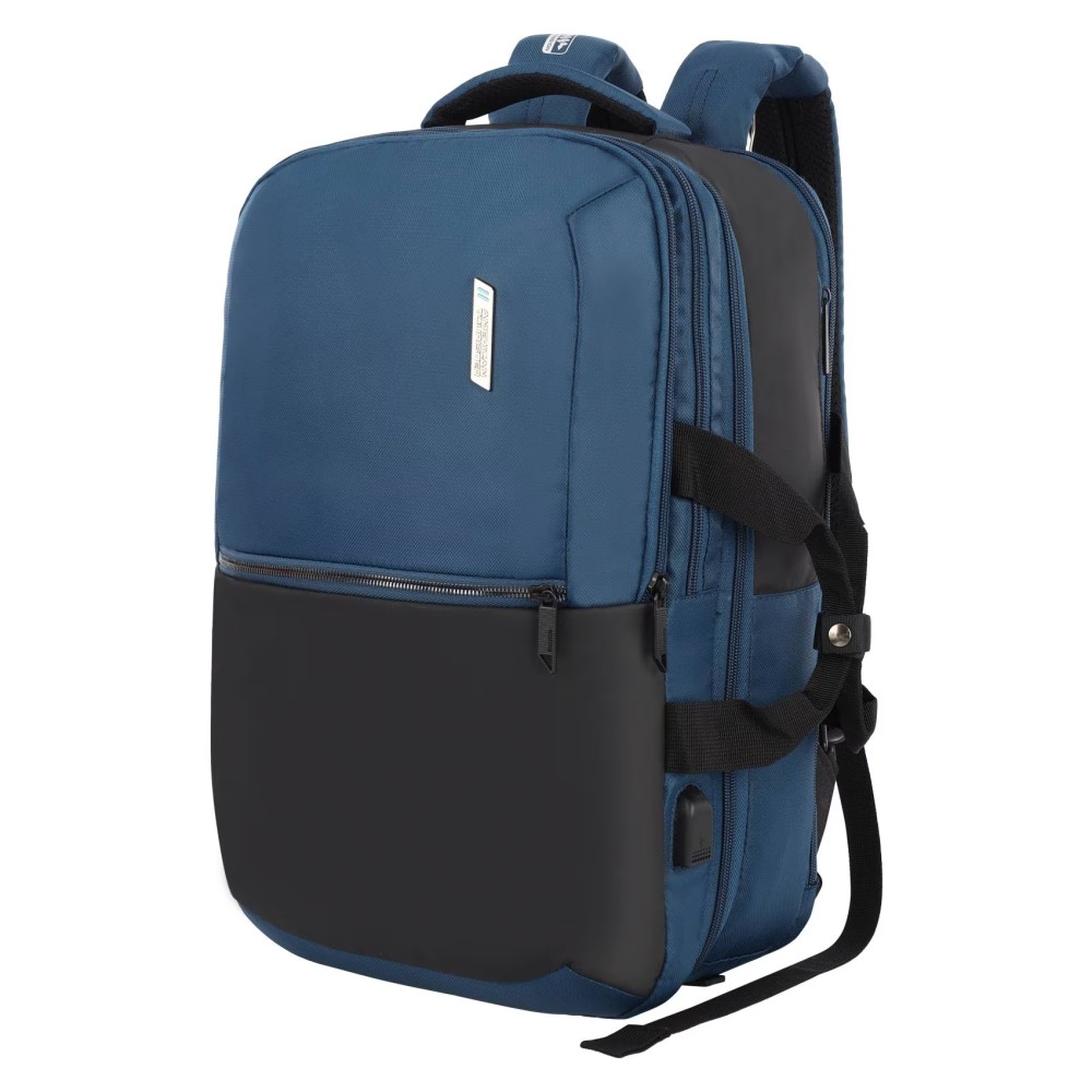 American Tourister Segno 2.0 2-Way Laptop Backpack 04 Navy