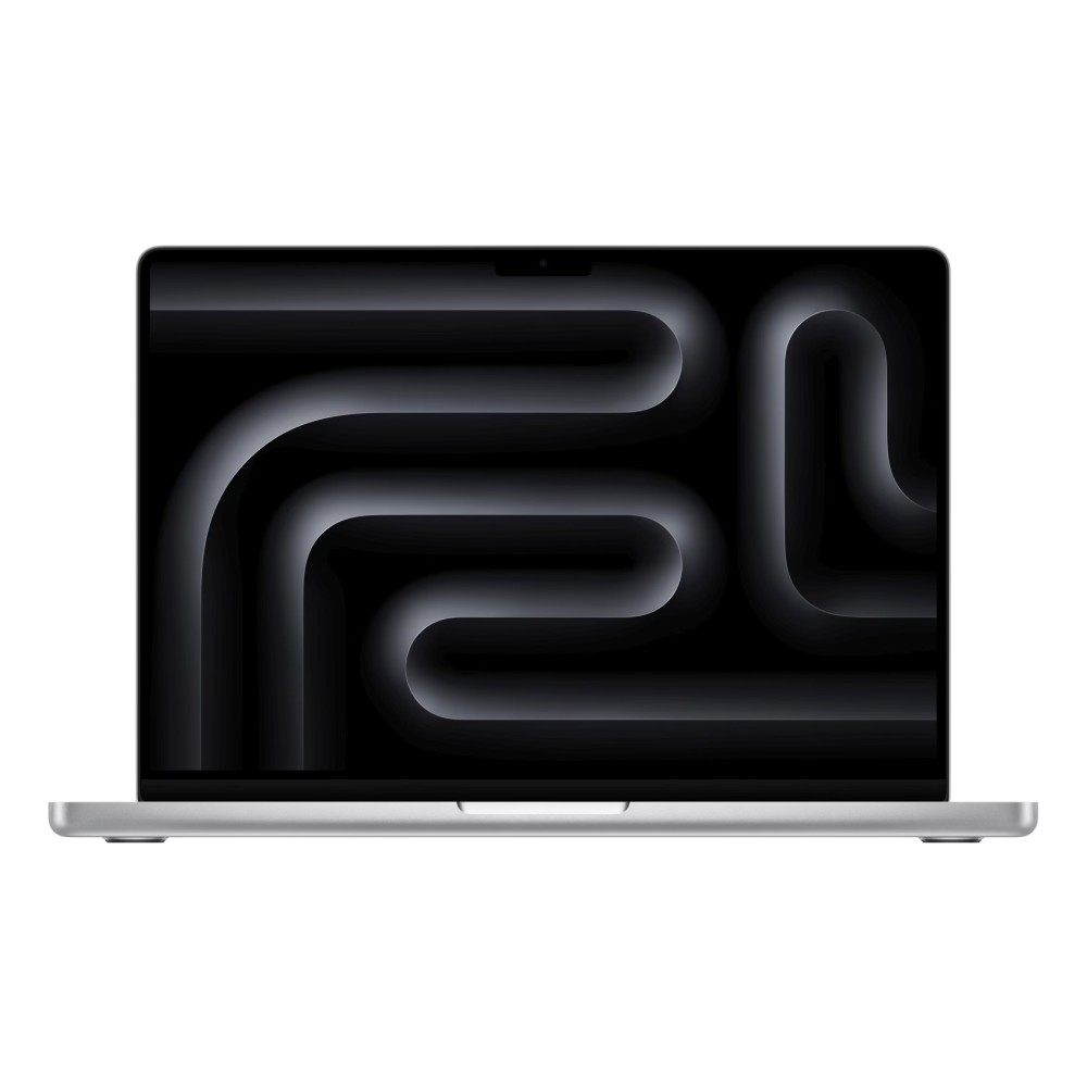 Apple MacBook Pro 14 Inch, 8GB RAM, 512GB SSD, Silver (Apple M3 Chip, 8-Core CPU And 10-Core GPU, English/Arabic Keyboard, MR7J3AB/A)