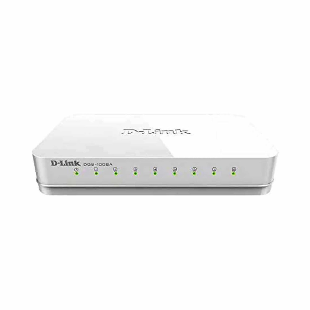 دي لينك محول غيغابايت ذكي 8 منافذ DGS-1100-08 - أسود