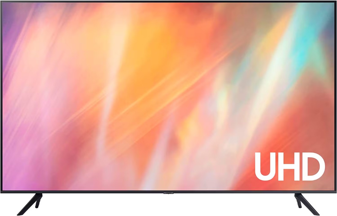 Samsung AU7000, 65 Inches, Crystal UHD 4K, Flat Smart TV, UA65AU7000UXZN, Black (2021)