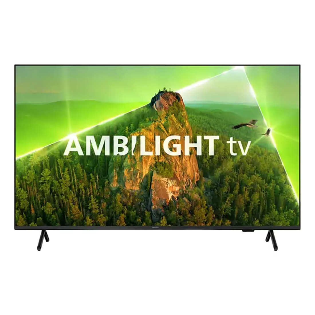 فيليبس سلسلة 7908 تلفزيون ذكي 55 بوصة 4K UHD بنظام غوغل LED مع خاصية أمبيلايت موديل 55PUT7908 باللون الأسود