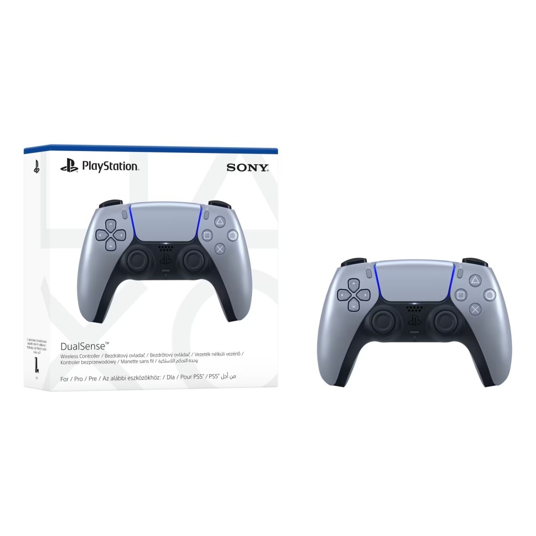 Sony DualSense Wireless Controller For PlayStation 5 Sterling Silver