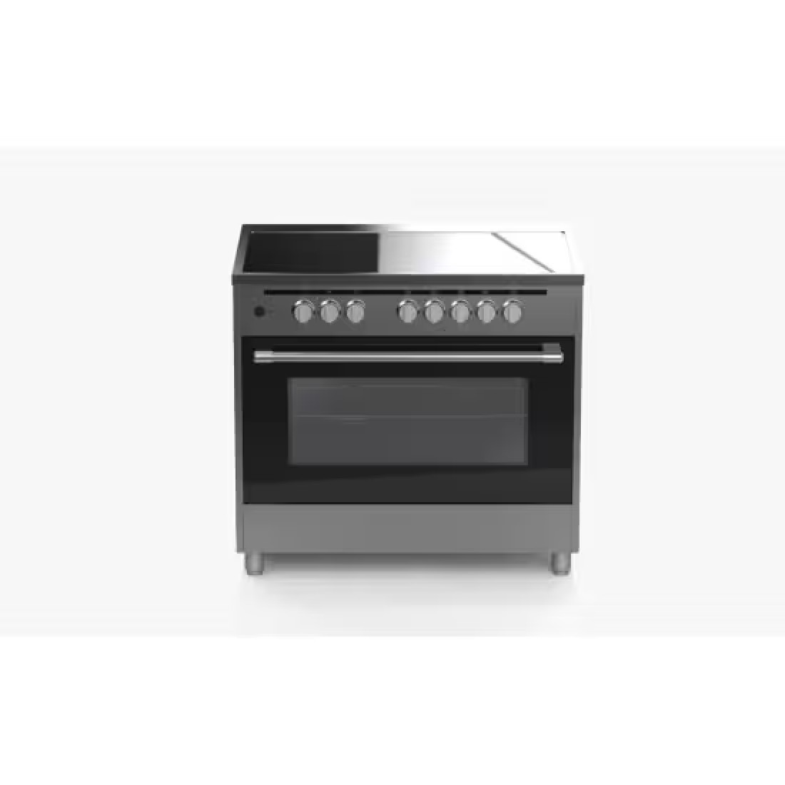 AFRA Free Standing Electrical Cooking Range, 90x60, Rotisserie, 110L, Closed Door Grilling, Stainless Steel, G-Mark, ESMA, RoHS, CB, 2 Years Warranty