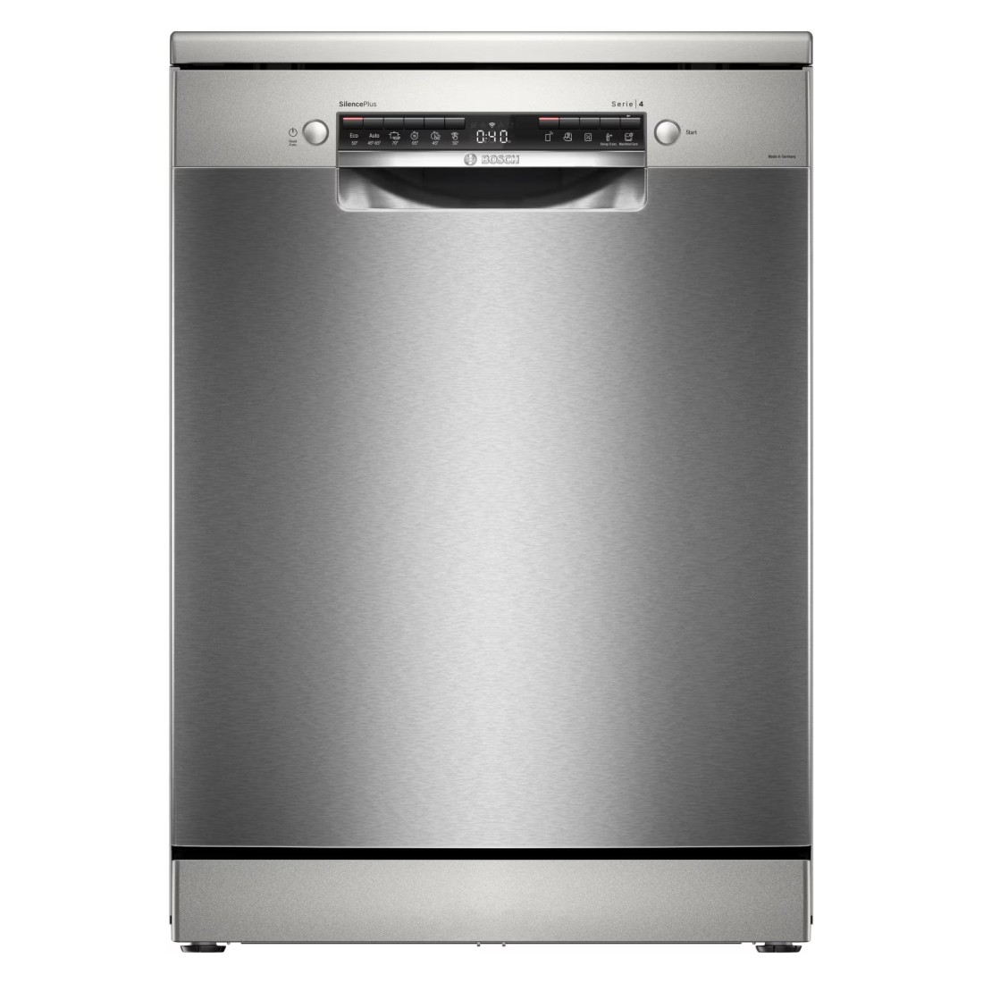 Bosch Series 4 Free-Standing Dishwasher SMS4ECI26M Brushed Steel 60cm 14 Place Settings