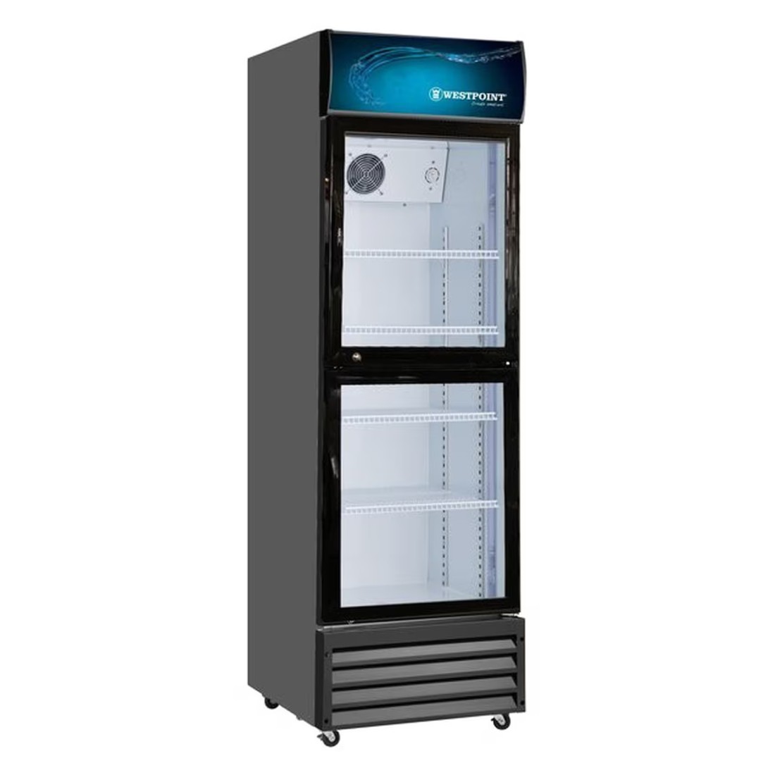 Westpoint Professional Showcase No Frost 2 Swing Doors Chiller WPSN-4017.T2 312L Grey