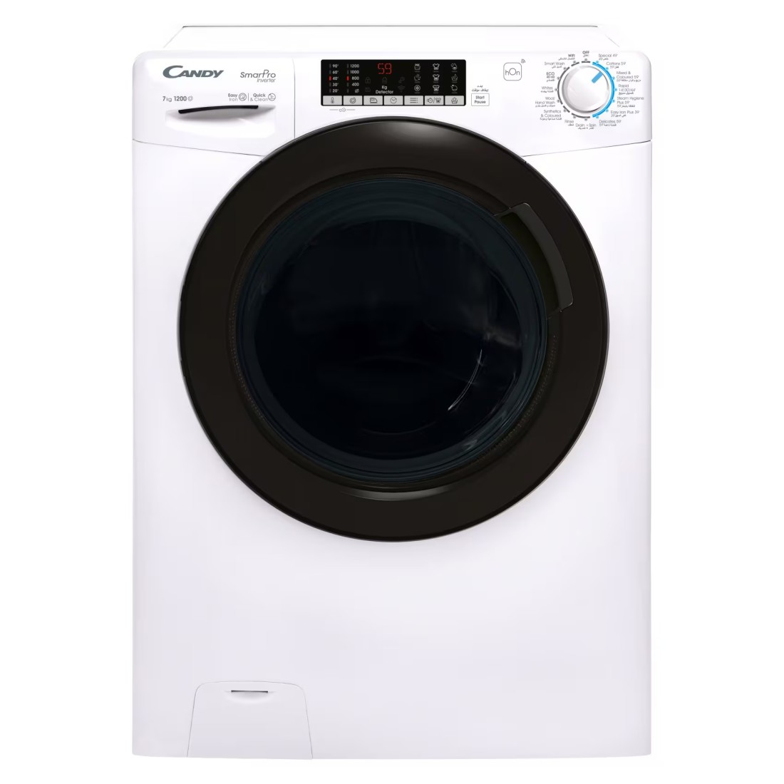 Candy SmartPro Inverter Washer CSO276TWMB-19 White 7kg