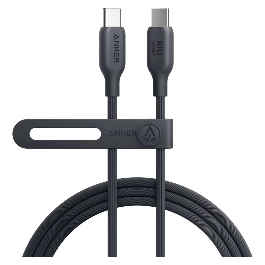 أنكر بيو كابل من منفذ USB-C إلى منفذ USB-C بطول 6 قدم - أسود