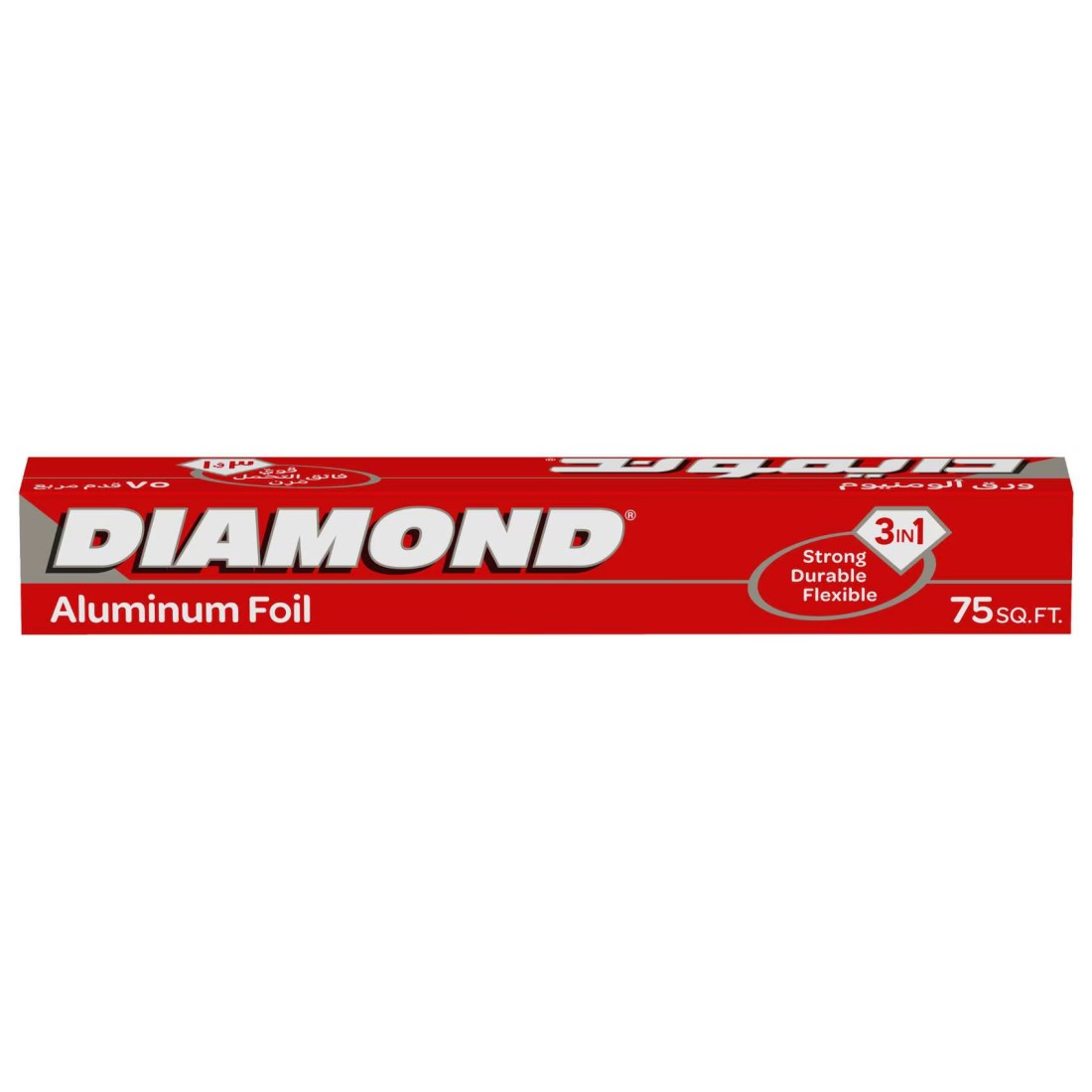 Diamond Aluminium Foil Silver 75sqft