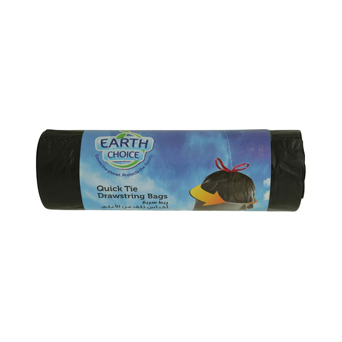 Earth Choice Quick Tie Drawstring 20 Garbage Bags