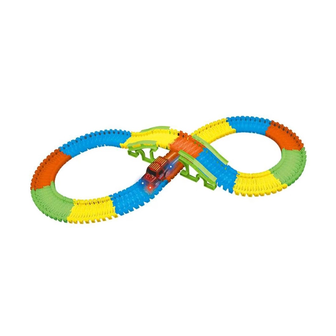 Power Joy Magic Track Battery Operated Bend Flex CH922 Multicolour