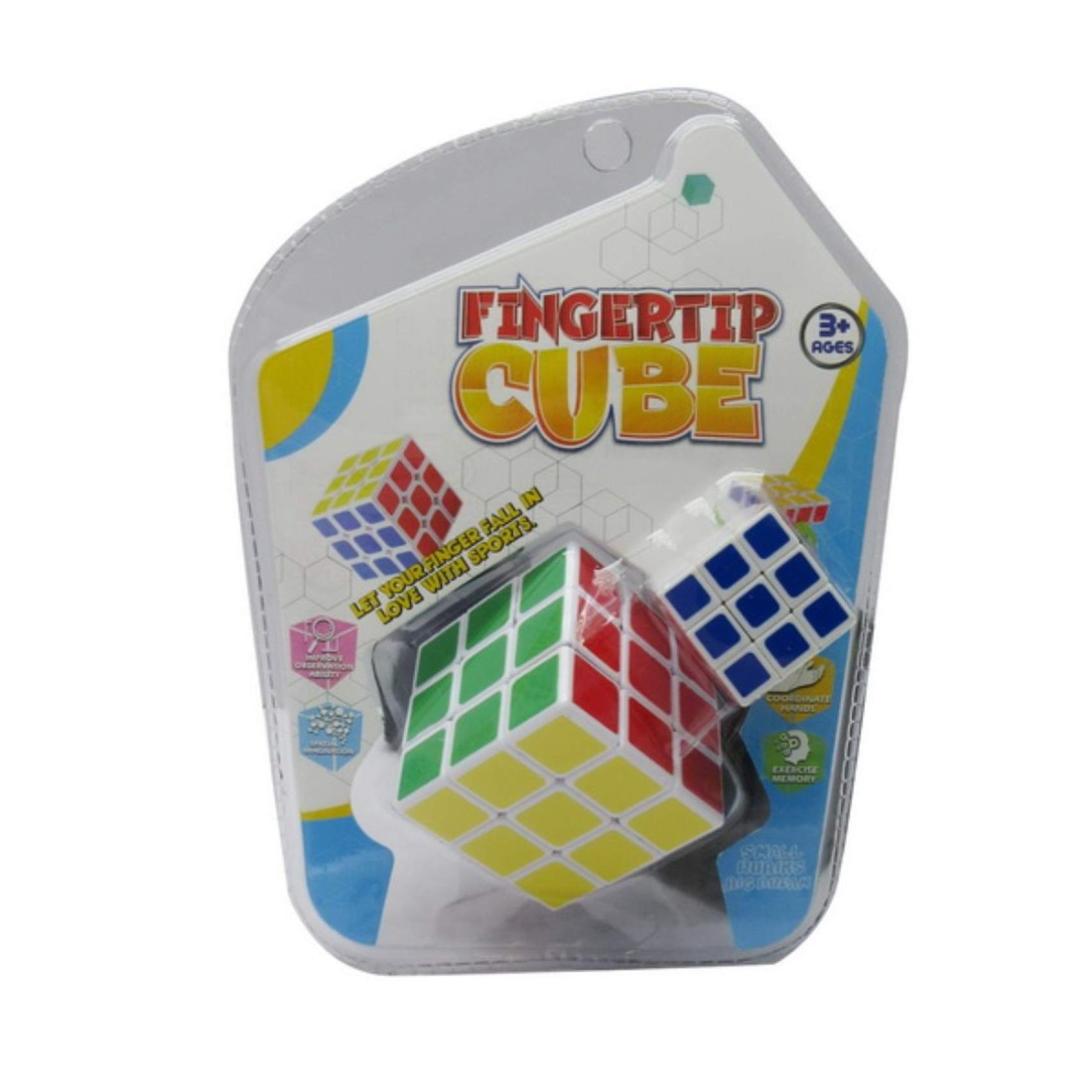 3D Fingertip Rubik&#39;s Cube Multicolour