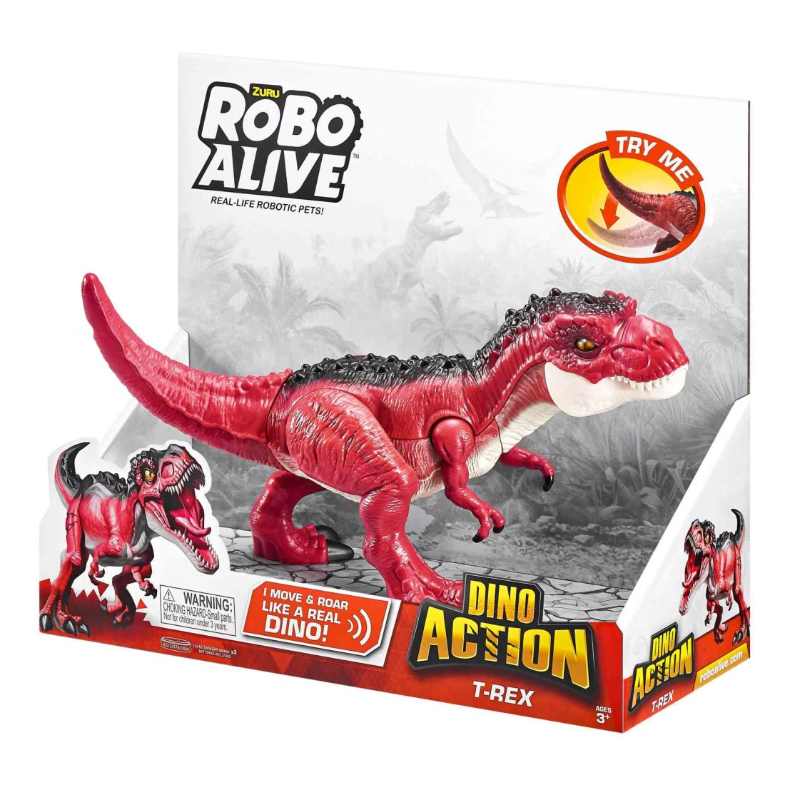 Zuru Robo Alive Series 1 Dino Action T-Rex Red