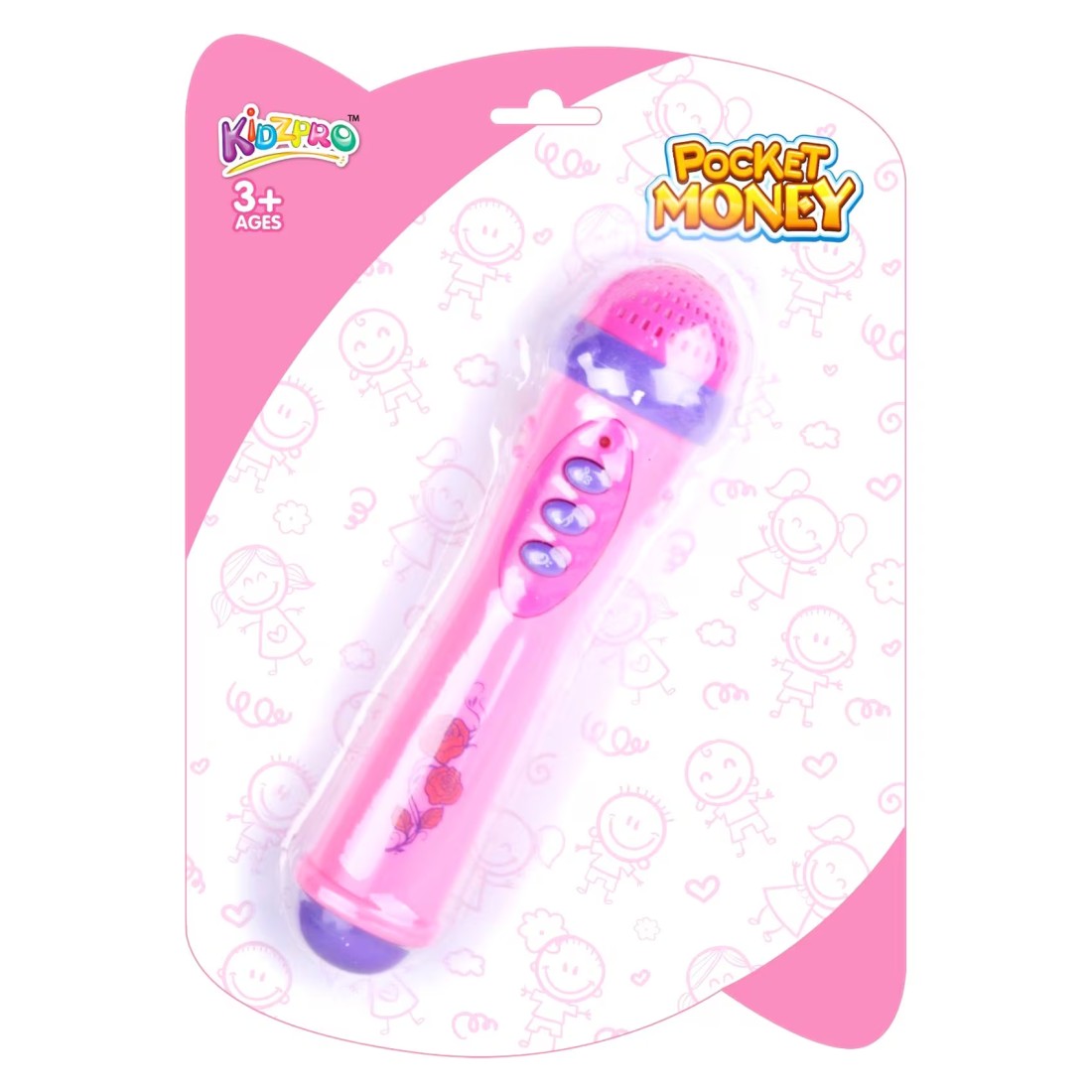 Kidzpro Pocket Money Choral Mic Pink