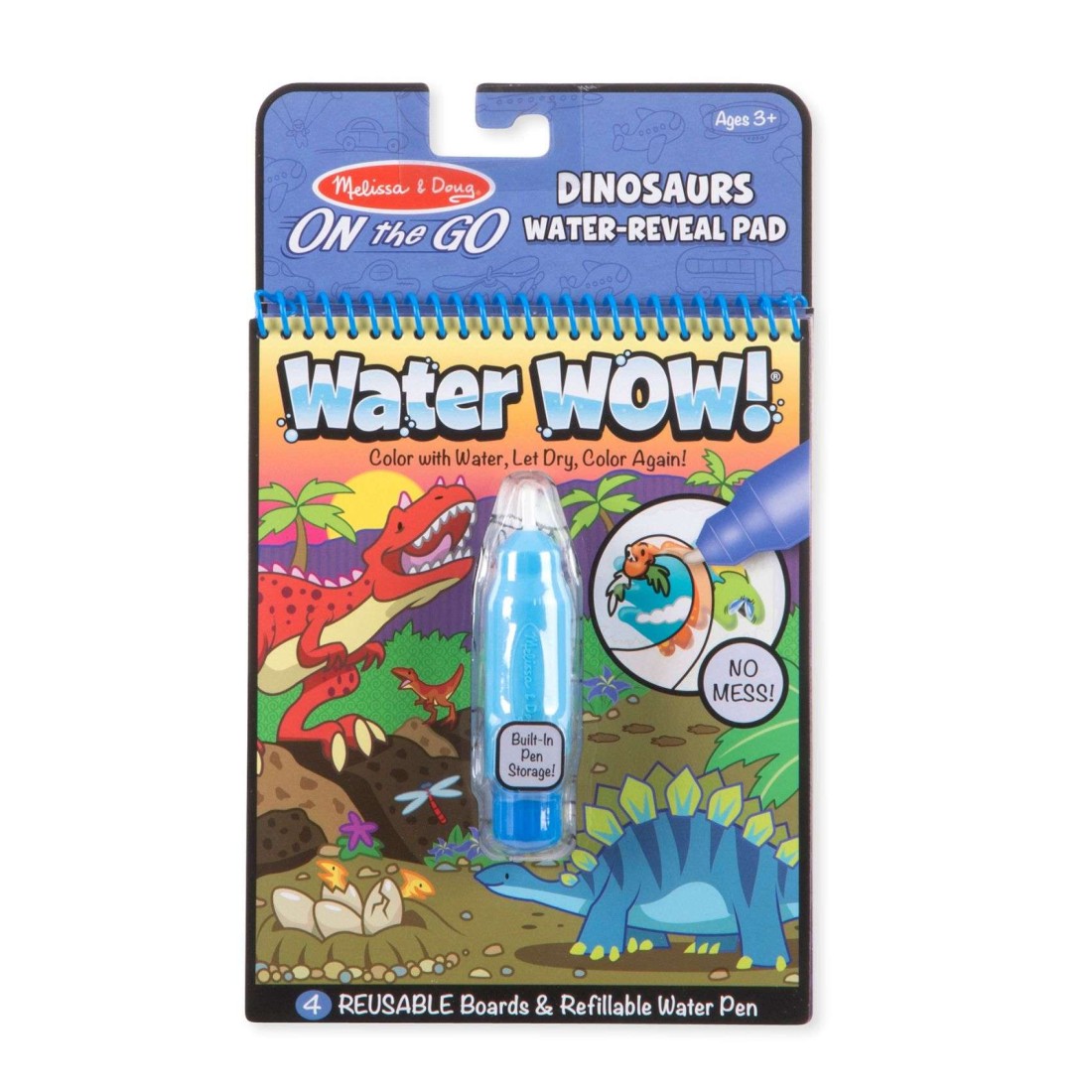 Melissa &amp; Doug On The Go Water Wow Dinosaur Water Reveal Pad