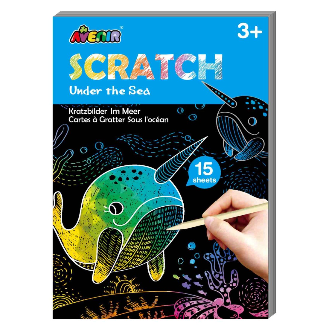Avenir Mini Scratch Book Under The Sea AVCH211656