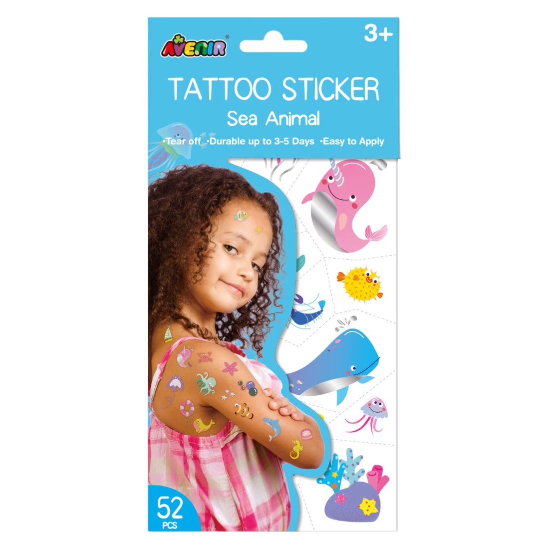 Avenir Tattoo Sticker AVTS2181(45-52) Assorted