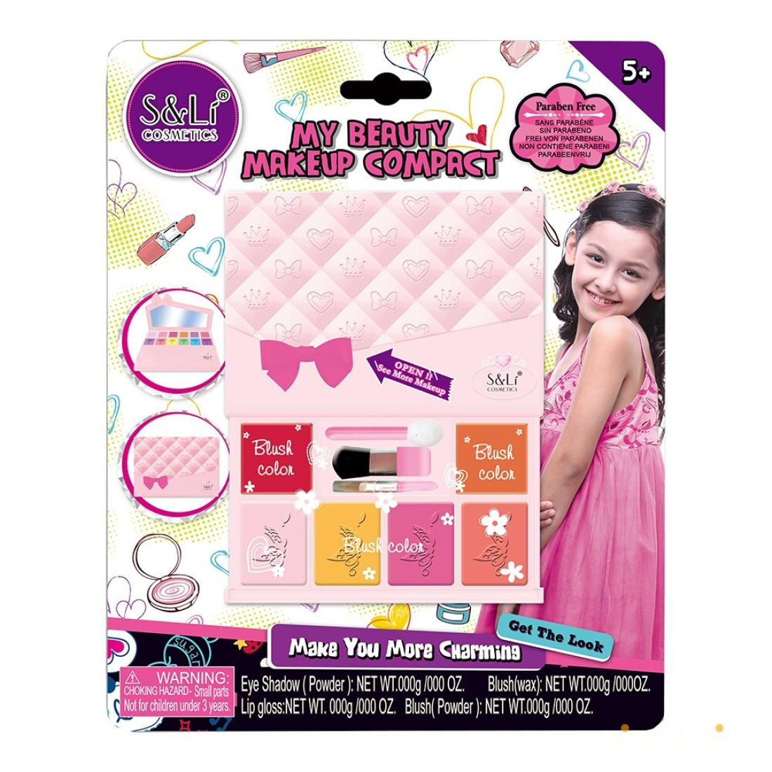 My Beauty Makeup Compact &ndash; Make You More Charming &ndash; Paraben Free &ndash; 5+ Ages
