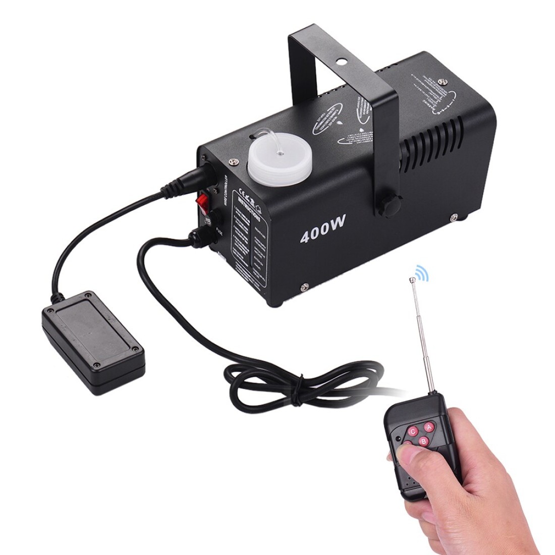 Generic-Wireless 400 Watt Fogger Fog Smoke Machine with Remote Control for Party Live Concert DJ Bar KTV Stage Effect