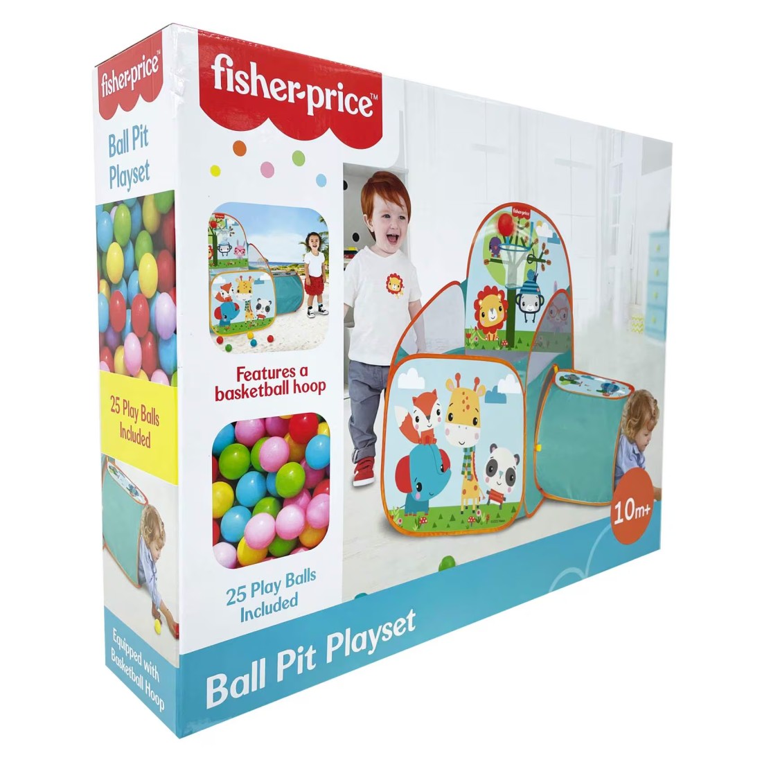 Fisher-Price Ball Pit Playset with Tunnel and 25 Balls