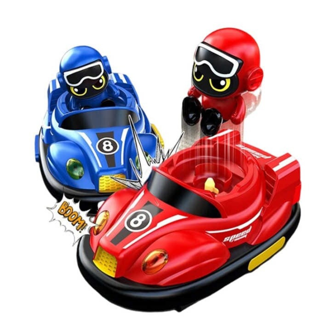 Remote Control Ejecting Bumper Cars High Speed RC Battle Cars with Ejector Seats, Multiplayer Toy Cars for Kids RC Battle Stunt Cars with LED Lights &amp; Sound, Ejecting RC Race Car Toddler Toys