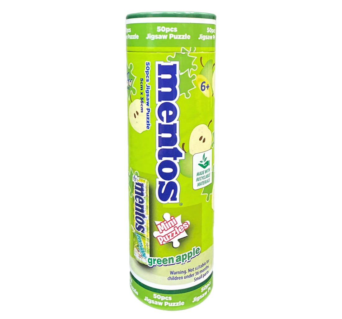 Ywow Games Mentos Green Apple Mini Jigsaw Puzzle (50 Pieces)